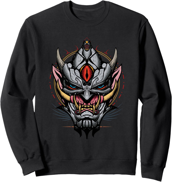 Hannya Dämon & Japan Oni Maske Sweatshirt