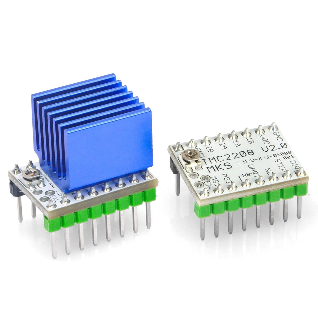 KOOKYE TMC2208 Stepper Motor Driver Stepstick Driver Module Carrier UART model with Heat Sink Screwd