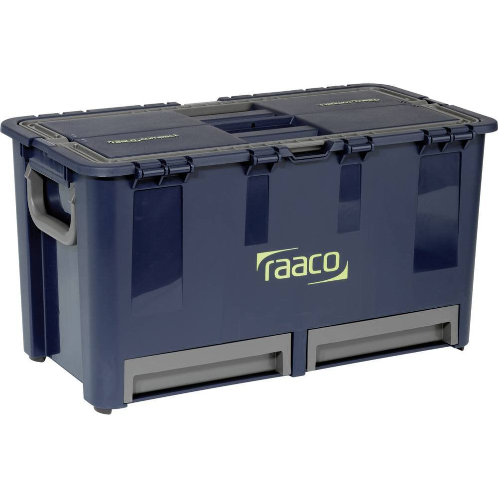 raaco 136600 Werkz-Koffer Werkzeugkoffer Compact 47, dunkelblau