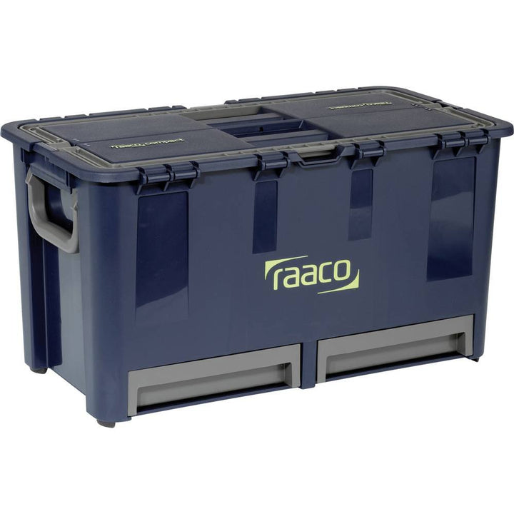 raaco 136600 Werkz-Koffer Werkzeugkoffer Compact 47, dunkelblau