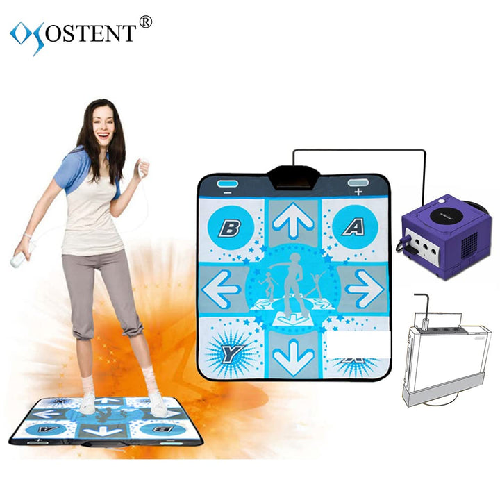 OSTENT Rutschfeste Dance Pad Tanzmatte für Nintendo Wii Gamecube NGC Konsole Dance Revolution DDR Vi