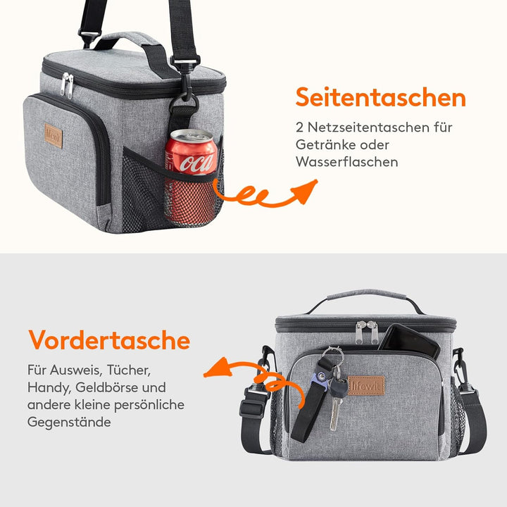 Lifewit Isolierte Kühltasche, Wiederverwendbare Lunchtasche, Tragbare Kühlbox, weiche Tragetasche, a