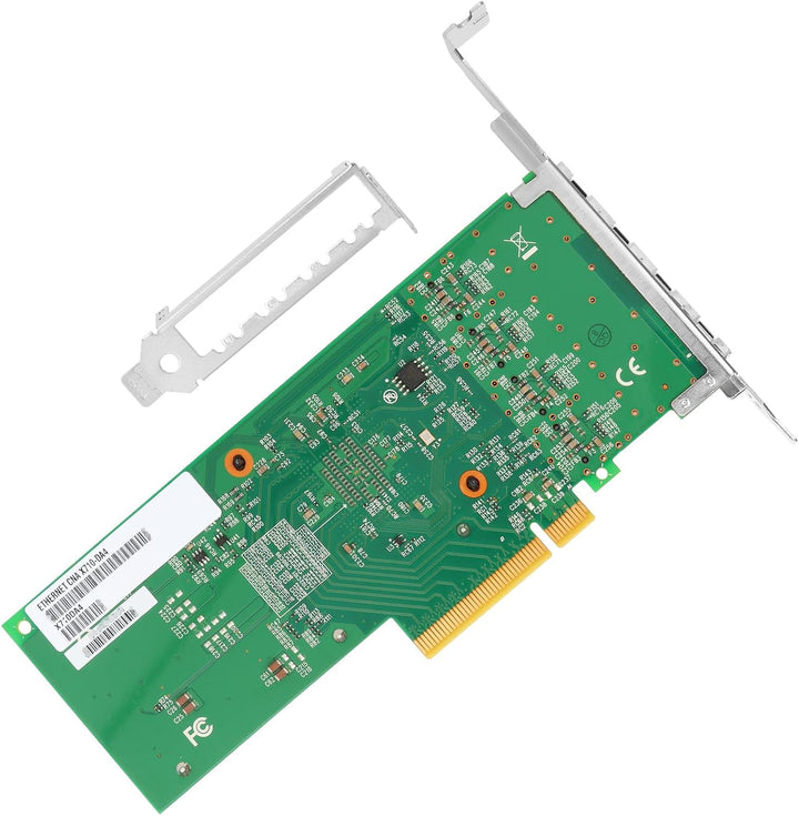 Euqvos 10GbE NIC Card für Intel X710-DA4 PCIe 3.0 x8 Quad SFP+ Ports XL710BM1 Controller Support Win