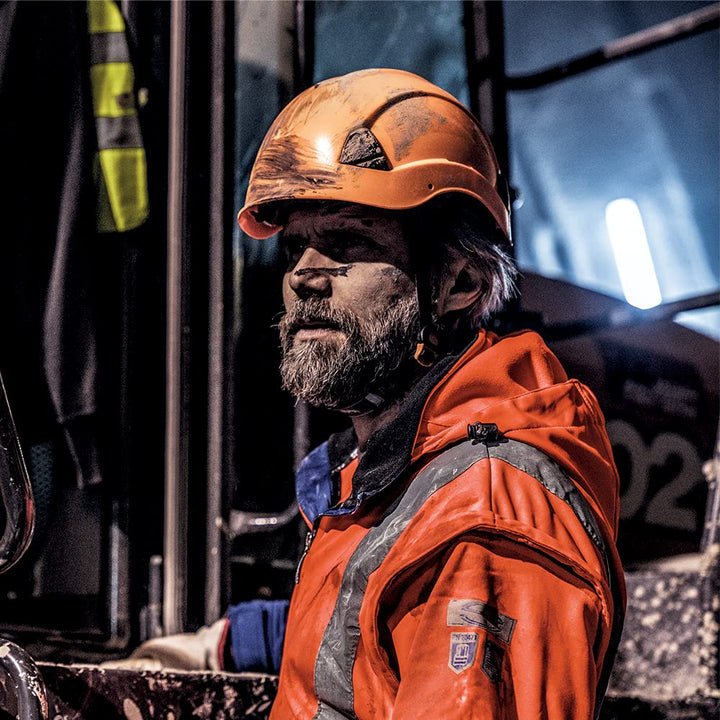 Sir Safety System MC3914HDM "Starmax" Warnschutz-Softshell, Warnschutz-orange/Königsblau, Grösse M,