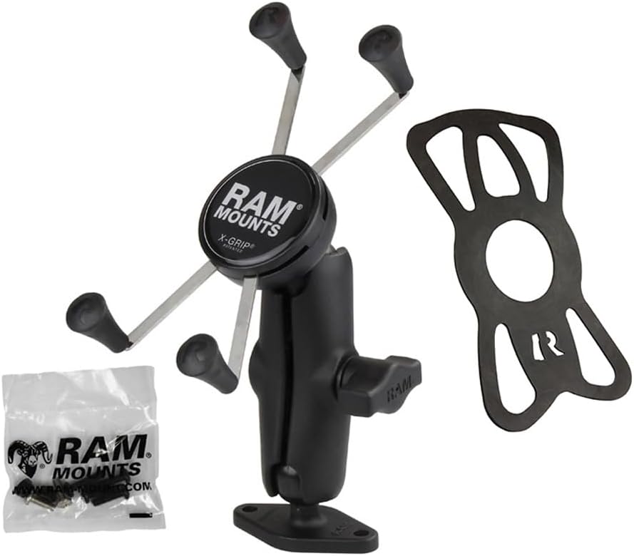 RAM MOUNTS RAM-B-102-UN10U Halterung für Navigationssysteme Fahrrad/Maschine Passiv Halterung Schwar