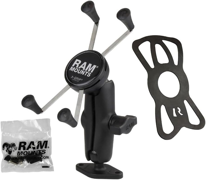 RAM MOUNTS RAM-B-102-UN10U Halterung für Navigationssysteme Fahrrad/Maschine Passiv Halterung Schwar