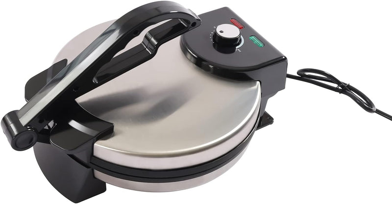 BJTDLLX Tortilla Presse Chapati Maker Roti Maker Elektrische Edelstahl Antihaft Crêpes Maker Multifu