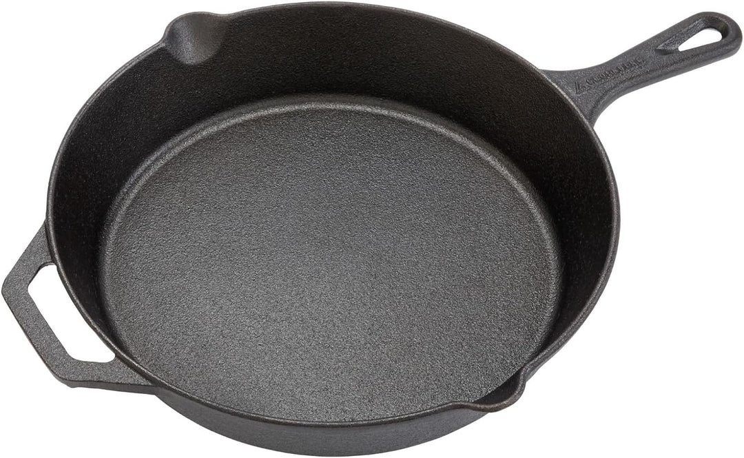 Groenberg Hekla Gusseisenpfanne Bratpfanne Grillpfanne mit Griff, Rund, Ø 30 cm 30cm, 30cm