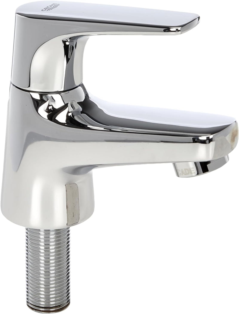 GROHE Bauflow - Standventil (wassersparend, Einlochmontage, Keramik Oberteil, langlebig), chrom, 205