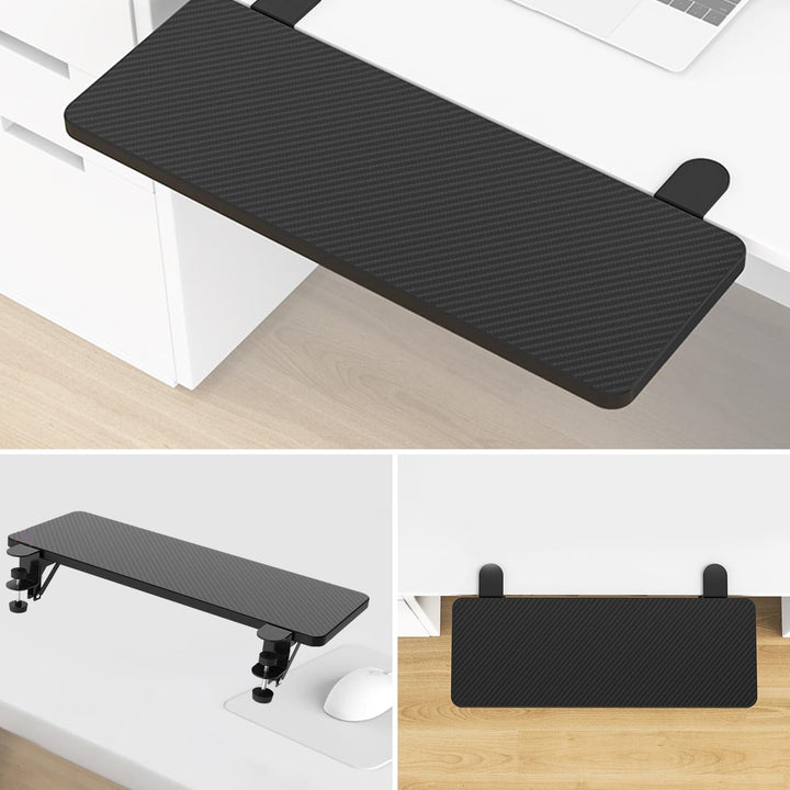 Ergonomische Schreibtischverlängerung, Computer Armlehne für den Schreibtisch, 90° Faltbare Handgele