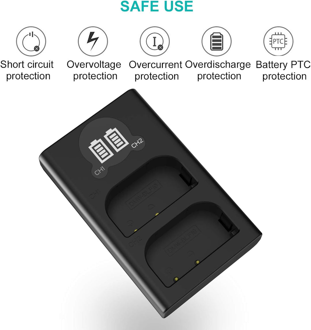 HOSAN DMW-BLF19 DMW-BLF19E Akkus für Lumix DMC-GH3 DMC-GH3A DMC-GH3H DMC-GH4 DMC-GH4H DC-GH5 DC-GH5S