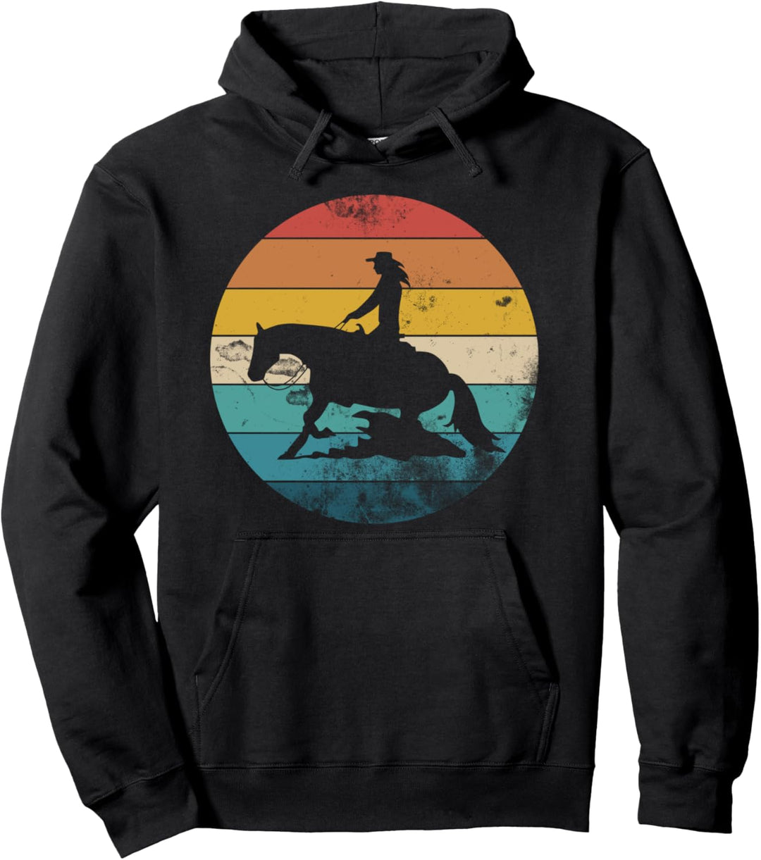Westernreiter Reining Quarter Horse Sliding Stop Pullover Hoodie