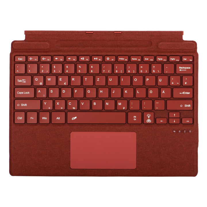 Deutsche QWERTZ Layout Tastatur für Microsoft Surface Pro 11/10 / 9/8 / X, 13 Zoll - Ultraflaches, b