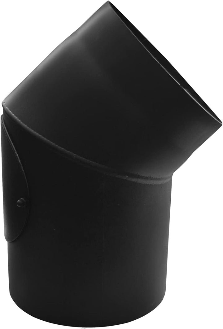 KOLOR DN 150 mm Rauchrohr 2 mm Kaminrohr Abgasrohr Ofenrohr Bogen Rosette Wandfutter (Abgaswärmetaus