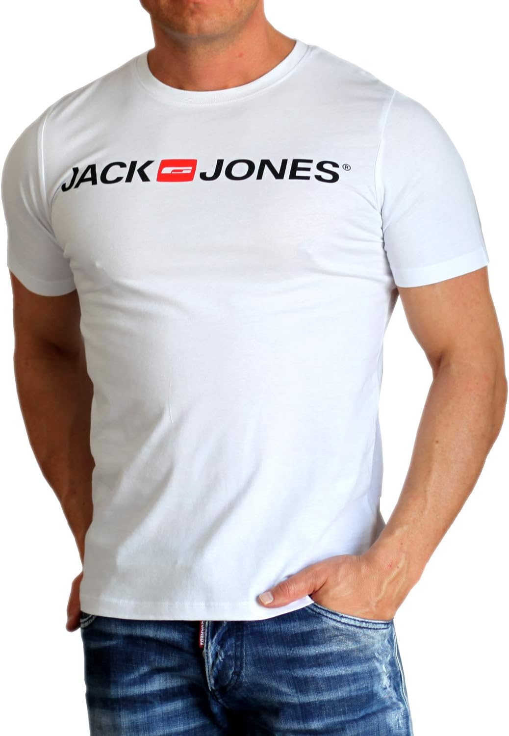JACK & JONES Herren 3er-Set T-Shirts aus Baumwolle XL Slim Fit Mix 25, XL Slim Fit Mix 25