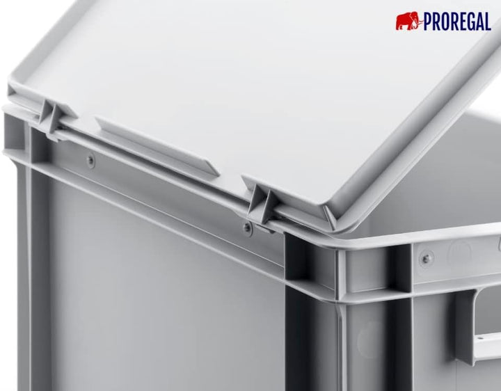 PROREGAL SuperSparSet 5x Scharnierdeckel für Eurobehälter | HxBxT 2,7x30x40cm HxBxT 2,7x30x40cm (5er