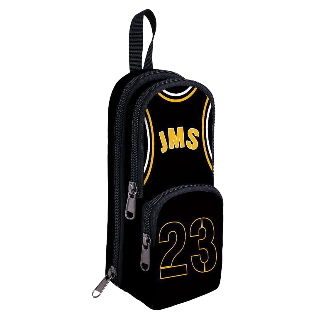 Basketball Player Federmäppchen Grosse Kapazität,Basketball Star Bunte 23 Trikot Federtasche,Grosse