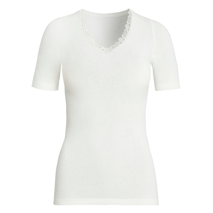 SUSA Thermo Oberteil Damen Angora Weiss I Kälteschutz mit angenehmem Tragekomfort I 100% Made in Ger