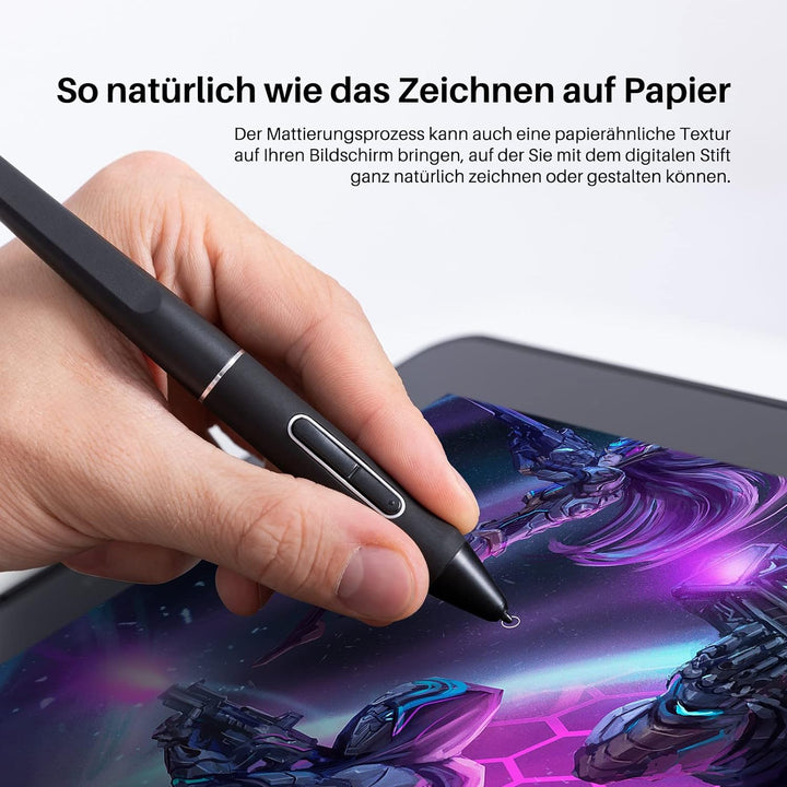 HUION Displayschutzfolie KAMVAS 16 (2021) Zeichentablett, Anti-Glare 15,6 Zoll Displayschutzfolie Gr