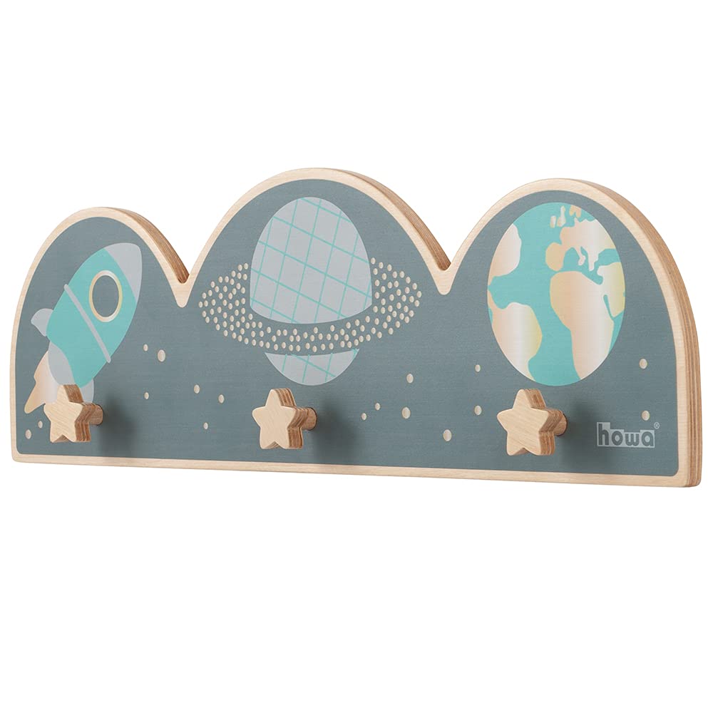 howa Wandgarderobe Garderobe space für Kinder aus Holz 8801