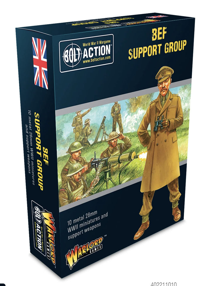 BEF Support Group – 28 mm Metall-Miniaturen für Bolt Action von Warlord Games – sehr detaillierte Mi