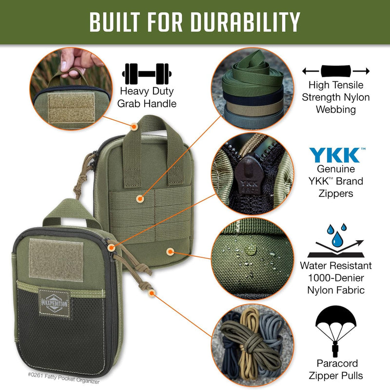 Maxpedition, praktische Tasche Fatty, Od Green (grün) - MAXP-261-G, Grün