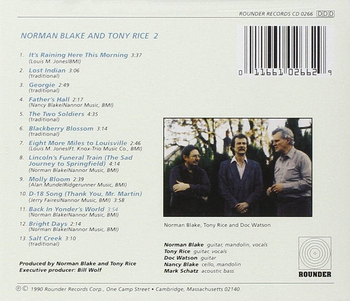 Blake+Rice 2, Audio-CD