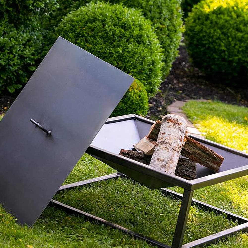 Gardener Feuerschale Model 108 - rechteckig - 70 cm x 70 cm