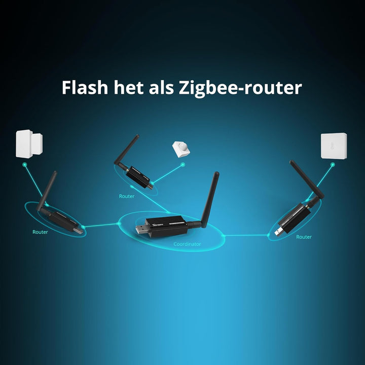 SONOFF Zigbee Gateway, ZBDongle-E 3.0 USB Dongle Plus,EFR32MG21 + CH9102F/CP2102N Zigbee USB-Stick E
