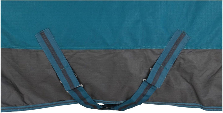 RL24 - Weidedecke High Neck Polarfleece 600D BASICLINE Petrol/Graphit 95cm Petrol/Graphit (Altes Mod