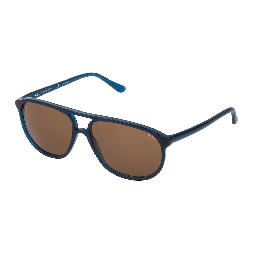 Lozza Unisex Sunglasses 61 Blue Transparent Matt, 61 Blue Transparent Matt