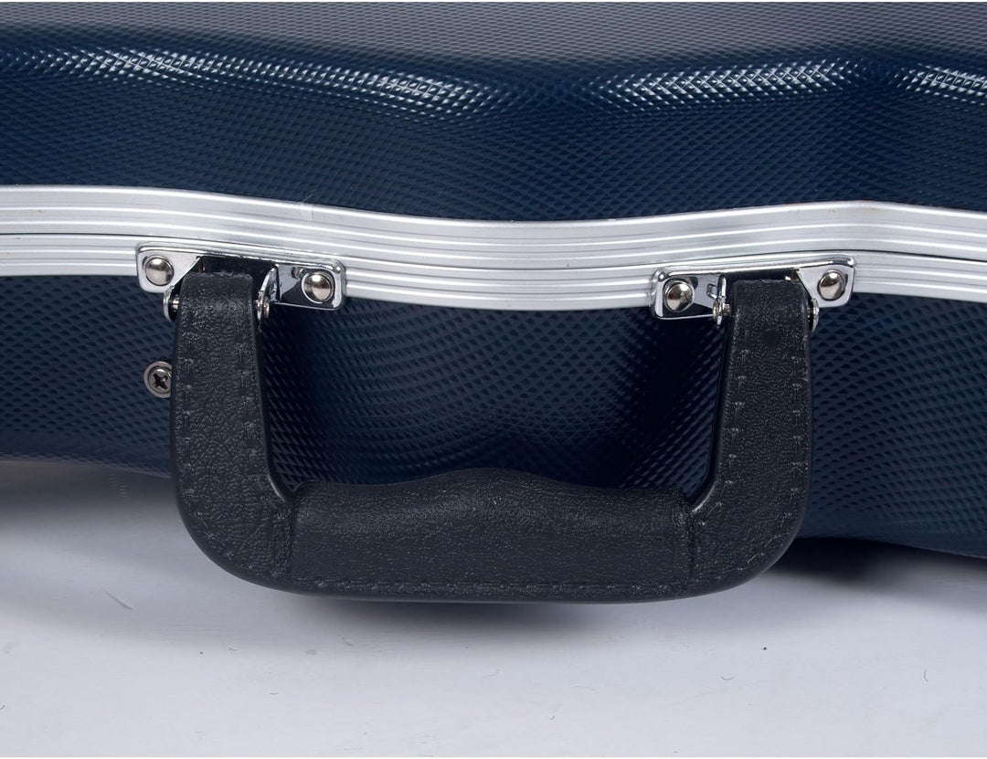 Crossrock CRA860MFBL ABS-Hartschalenkoffer für Mandoline, mit Rucksackriemen, Blau ABS Molded(F-Styl
