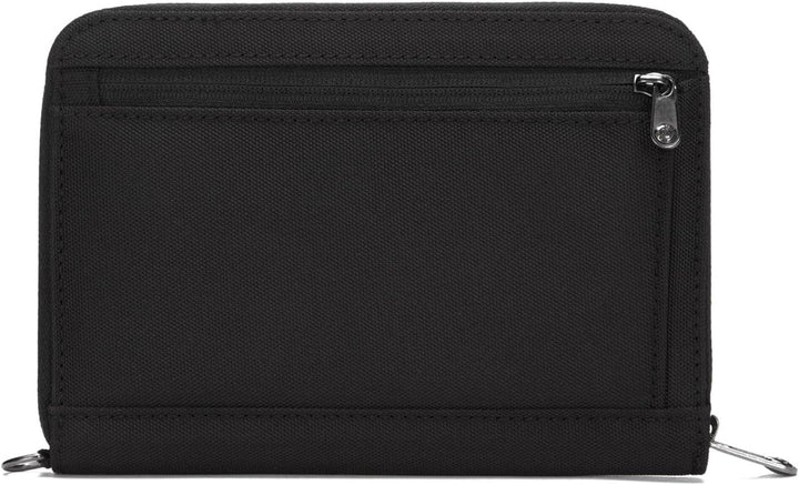 Pacsafe RFIDsafe RFID-blockierender kompakter Reise-Organizer, Schwarz, schwarz, Rfidsafe RFID-block