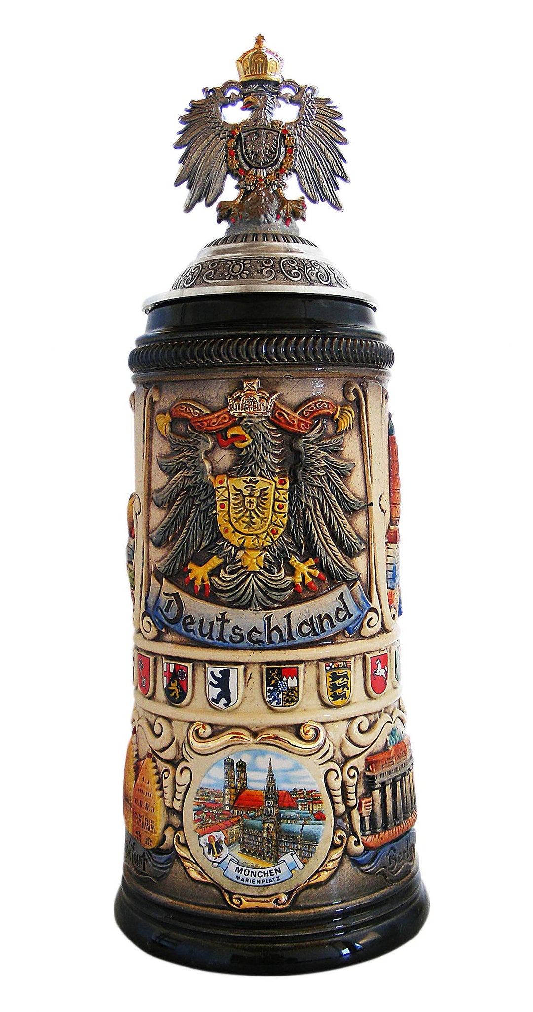 Zöller & Born Bierkrug Städte Seidel 0,75 Liter Bierseidel ZO 1834/9013