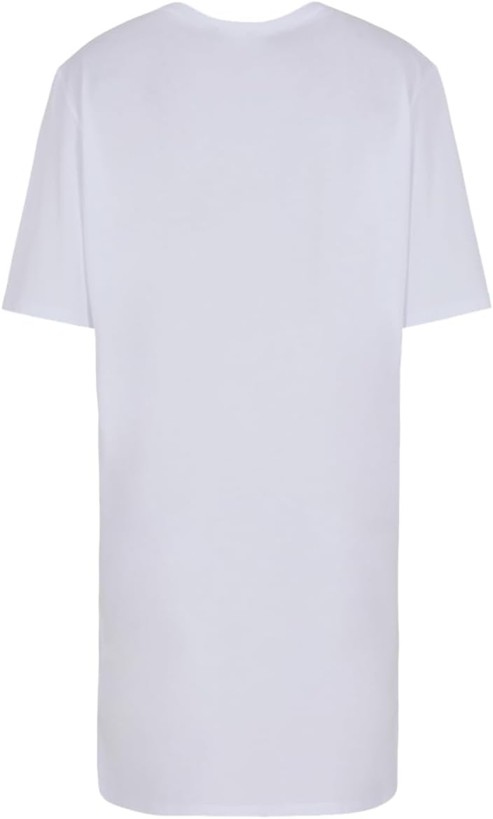 Armani Exchange Damen Sustainable, Classic Fit Casual Dress XL Weiss, XL Weiss