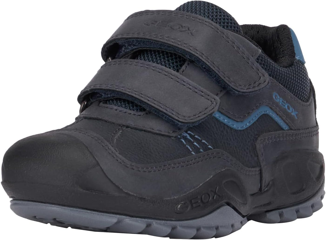 Geox Jungen J New Savage Boy A Schuhe 34 EU Navy Avio, 34 EU Navy Avio