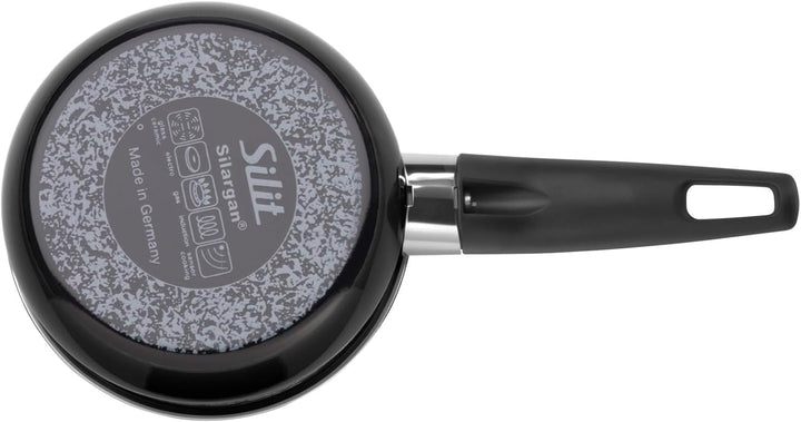 Silit Modesto Line Stielkasserolle 16cm ohne Deckel, kleiner Topf 1,3l, Milchtopf Induktion, Kochtop