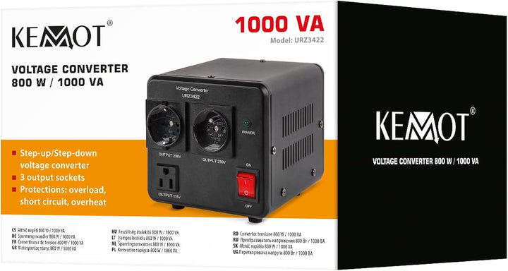 URZ3422 KEMOT Spannungswandler 800 W / 1000 VA
