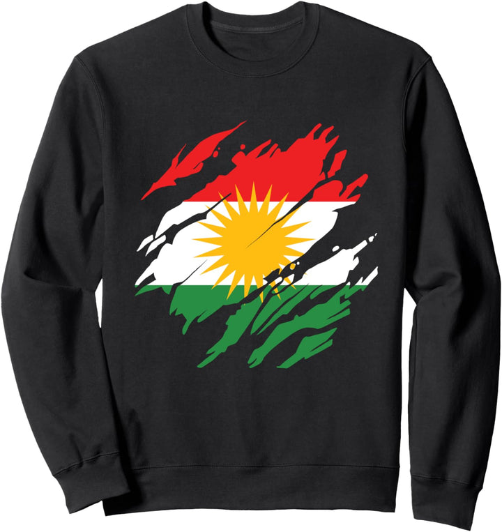 Kurdistan Flagge Sweatshirt