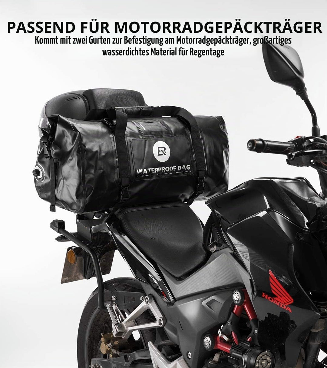 ROCKBROS Multifunktional Motorradtasche 20L/40L/55L 100% Wasserdicht Reisetasche Hecktasche Gepäckro
