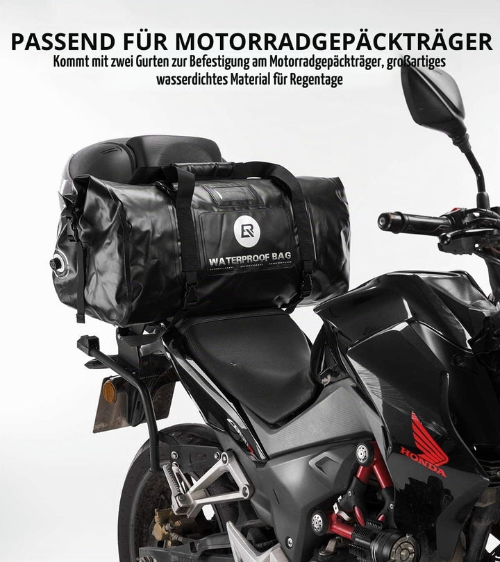 ROCKBROS Multifunktional Motorradtasche 20L/40L/55L 100% Wasserdicht Reisetasche Hecktasche Gepäckro
