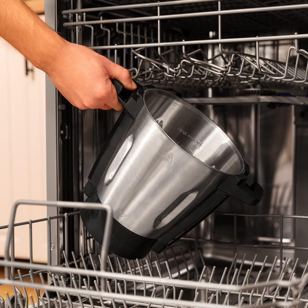 Cecotec Habana Easy Keramikkaraffe, 3, Liter, Edelstahlkanne mit Keramikbeschichtung, antihaftbeschi