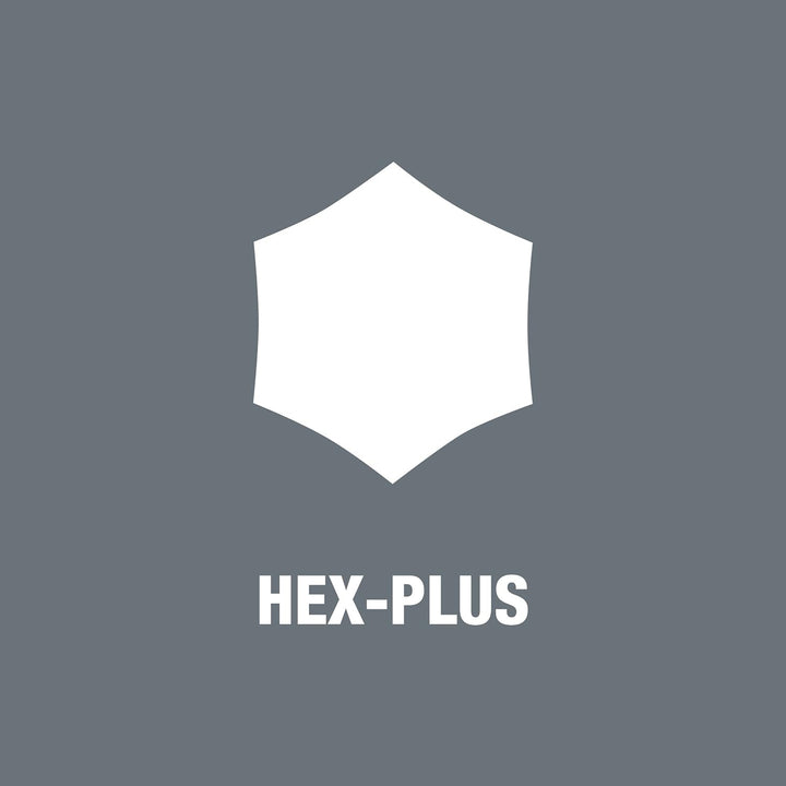 WERA Bit-Check 7 Hex-Plus 1 Sechskant 7-teilig, 1 Stück,056168