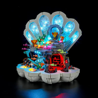 BRIKSMAX 43225 Led Licht für Lego Arielles königliche Muschel - Compatible with Lego Disney Baustein