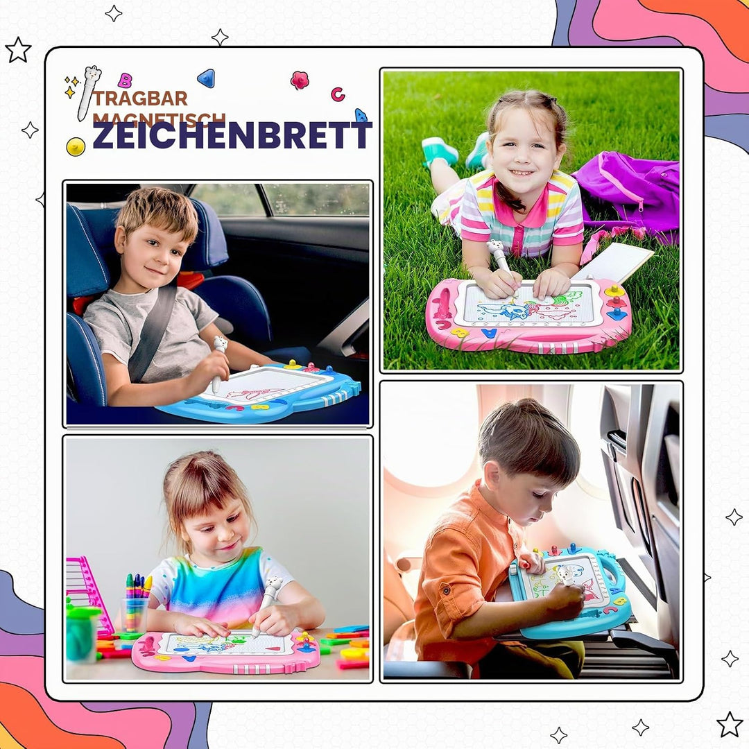 Spielzeug ab 2 3 4 Jahre Mädchen, Zaubertafel Kinder ab 2 3 Jahre Geschenk Mädchen 2 3 Jahre Zaubert