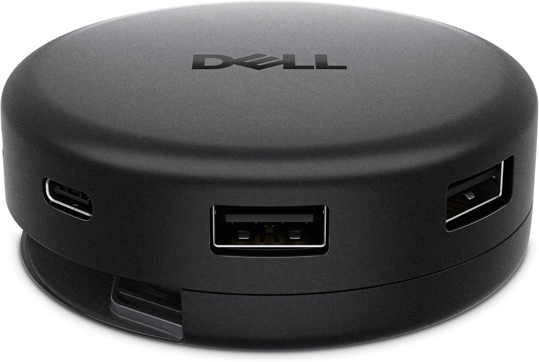 Dell DA326・Kabelgebunden・USB 3.2 Gen 1 (3.1 Gen 1) Type-C・100 W・2500 Mbit/s・Schwarz・1,25 Gbit/ (DA32