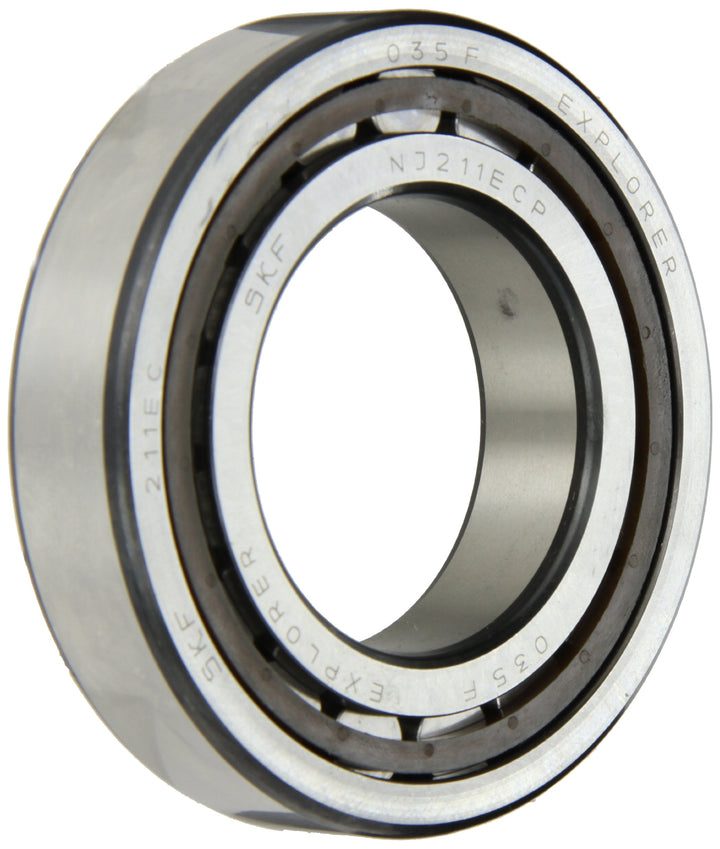 SKF NJ 211 ECP Rundrollenlager, zylinderförmig, 55 ID, Stahl