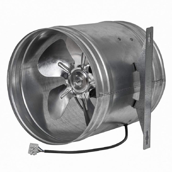 EUROPLAST Ø 200mm Axial Rohrlüfter Rohrventilator Axiallüfter Wickelfalzrohr Zuluft - Abluft Lüfter