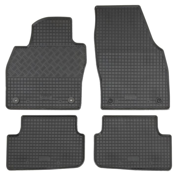 AD Tuning RI904246 Gummifussmatten Set, 4-teilig, Gummi Fussmatten