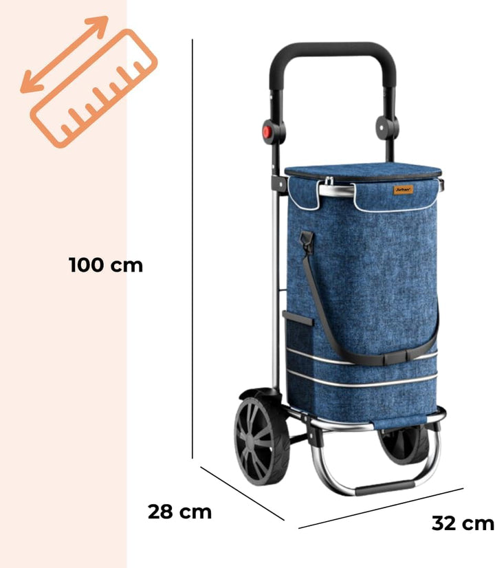 Einkaufstrolley Easy, 50 l (Blau), Blau